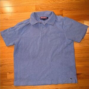 Vineyard Vines Men textured, shortsleeve polo shirt Size M #preppy #work #summer